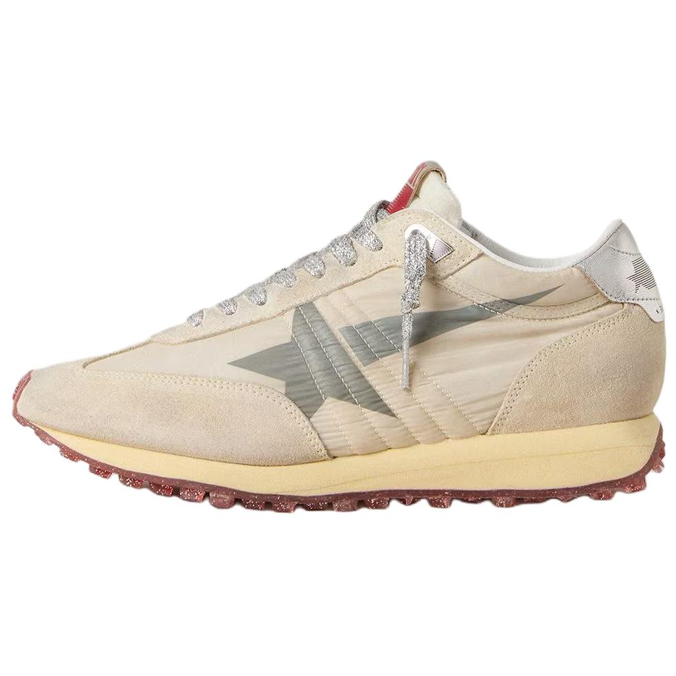 Женские кроссовки Golden Goose Marathon (бежевые)