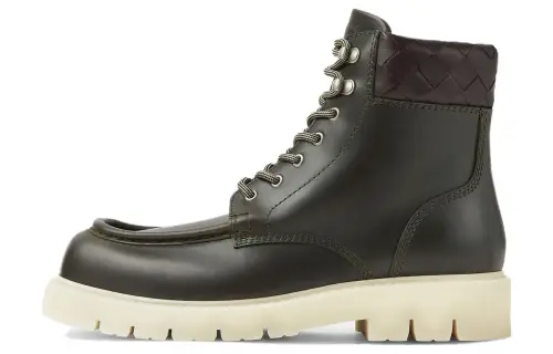 Bottega Veneta Haddock Lace-Up Ankle Boots