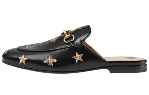 GUCCI Closed Toe Slippers Women's Black