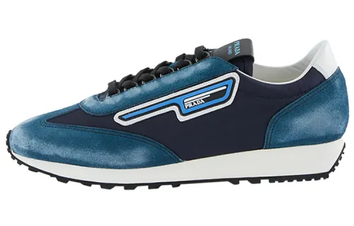 PRADA Low top Casual Shoes Men's Blue
