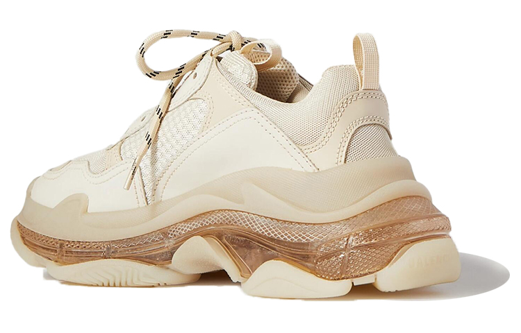 Женские кроссовки Balenciaga Triple S Clear Sole (миллениум / миндально-белый) — фото 5