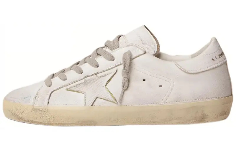 Golden Goose Super Star Dream Maker Skateboard Shoes Men's White Distressed