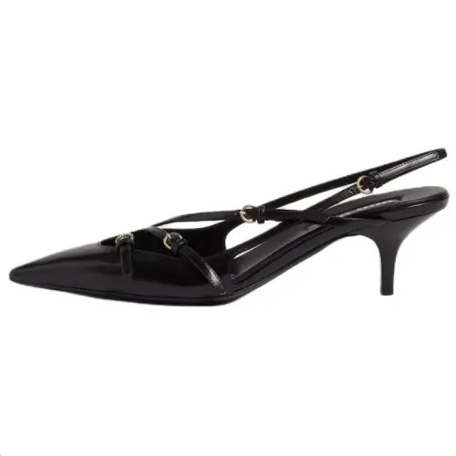 MIU MIU 55mm Buckle-embellished Slingblack Pumps