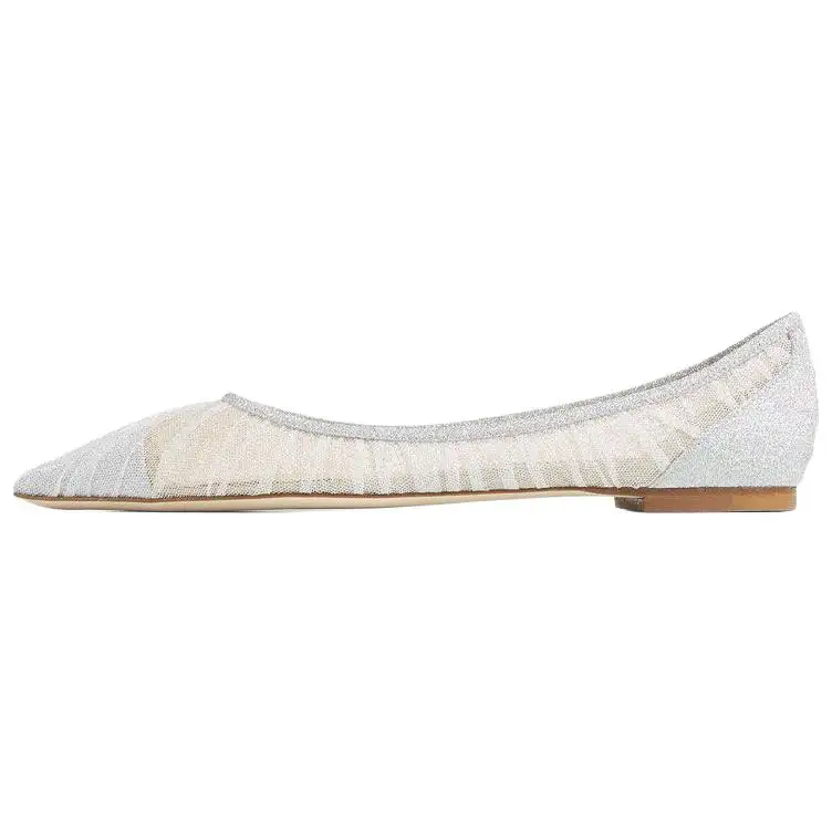 Jimmy Choo Love Mesh Ballerinas