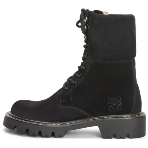 LOEWE Sierra Ankle Boots 3cm Women's Black
