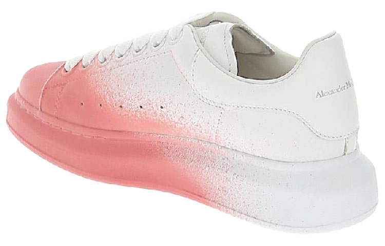 Alexander McQueen Oversized White Pink Velvet Spray Women's - 5