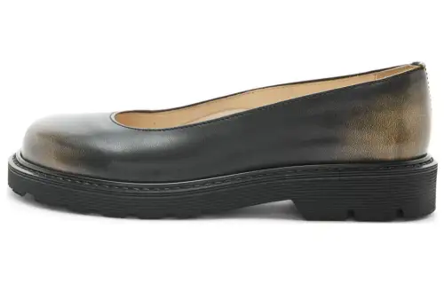LOEWE Blaze Cow Leather Casual Shoes 3cm Women's Black