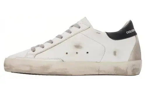 Golden Goose Leather Low top Skateboard Shoes Women's White