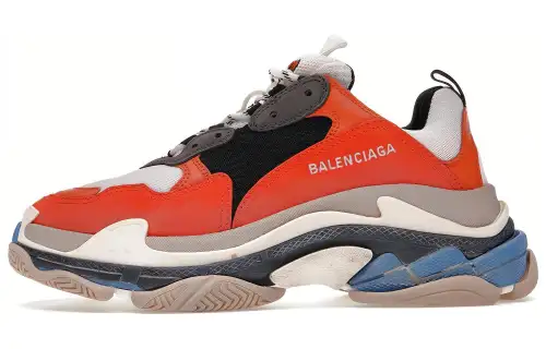 Balenciaga Triple S Orange Grey Black Women's