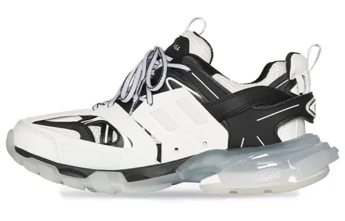 Balenciaga Track Clear Sole White Black