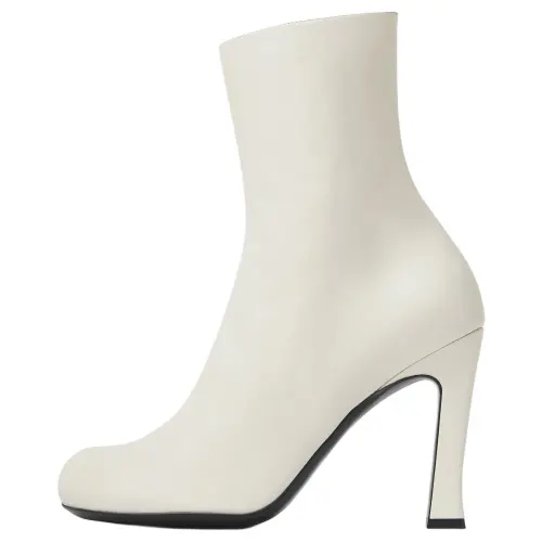 Bottega Veneta Nico Ankle Boots 10cm Women's White