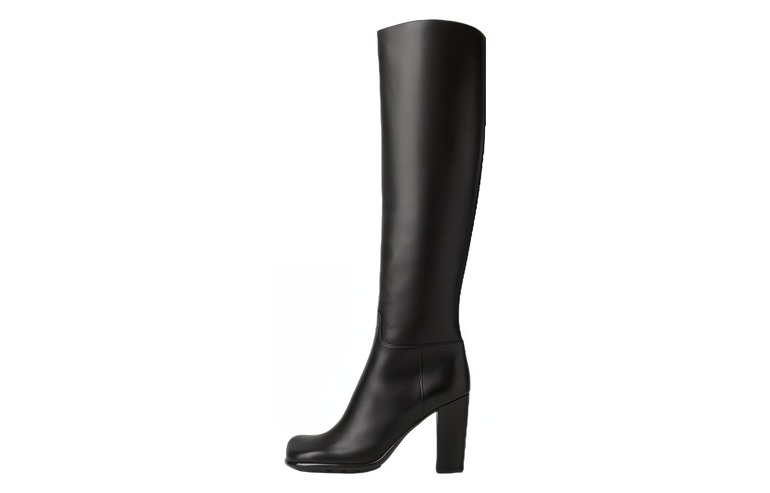 Женские ботинки Bottega Veneta Storm (черные)