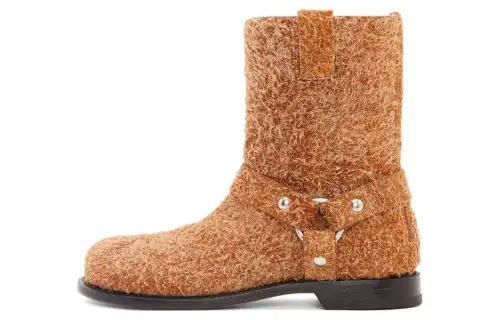 LOEWE Campo Ankle Boots 3cm Women's Tan