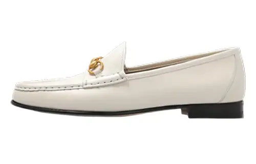 GUCCI Horsebit 1953 Casual Shoes Women's White