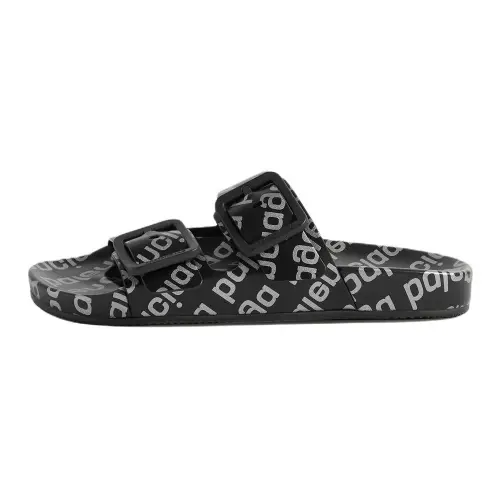 Balenciaga Logo-print Mallorca Flat Sandals