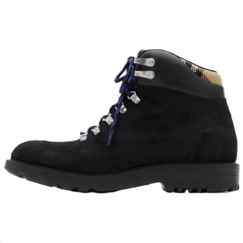Burberry Moor Short Outdoor Boots Men's Black