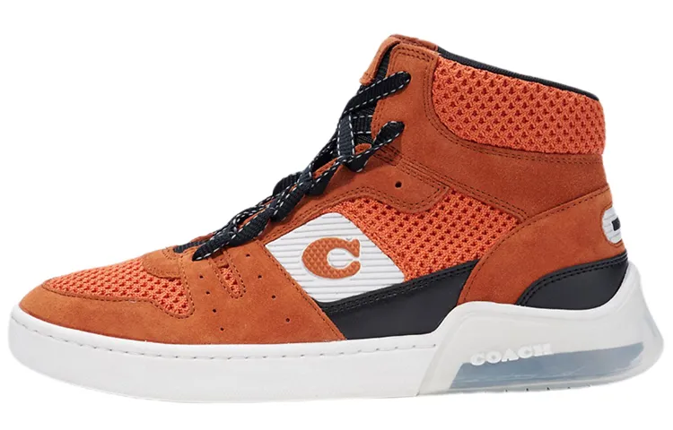 COACH CitySole Leather High top Skateboard Shoes