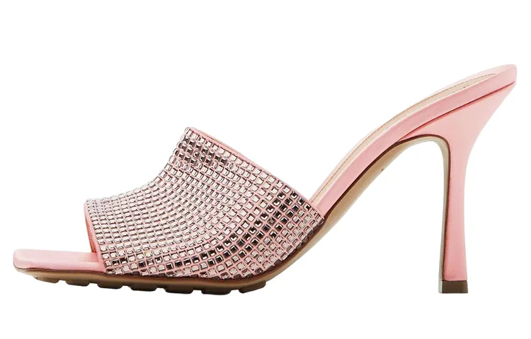 Bottega Veneta Stretch Slide Slippers Women's Pink