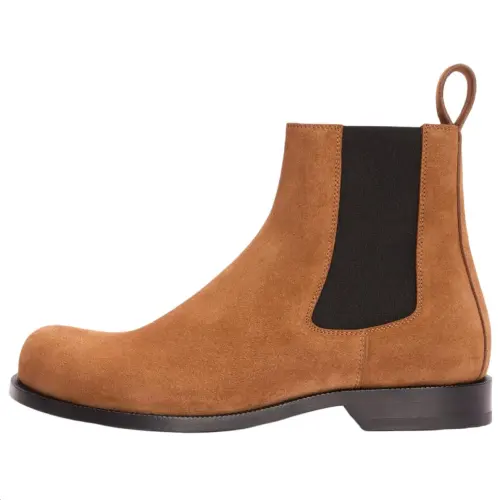 LOEWE Campo Short Chelsea Boots 3cm Men's Brown