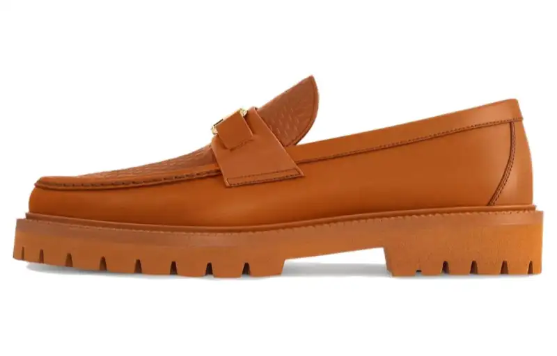 LOUIS VUITTON Major Loafers Men's Brown