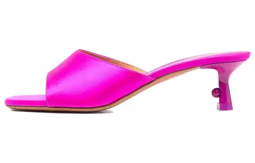OFF WHITE Pop Lollipop Fashion Slippers Women's Fuchsia