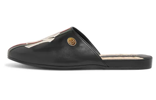 Gucci New York Yankees x Gucci Princetown Slipper 'Black'