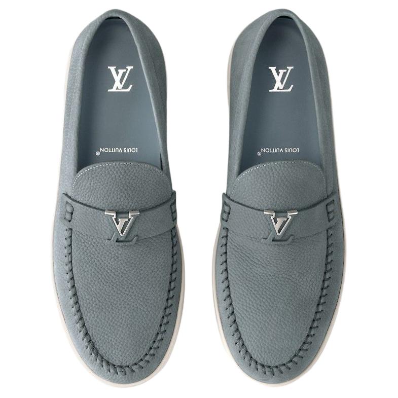 Лоферы Louis Vuitton LOUIS VUITTON Resort (серо-зеленая) — фото 4