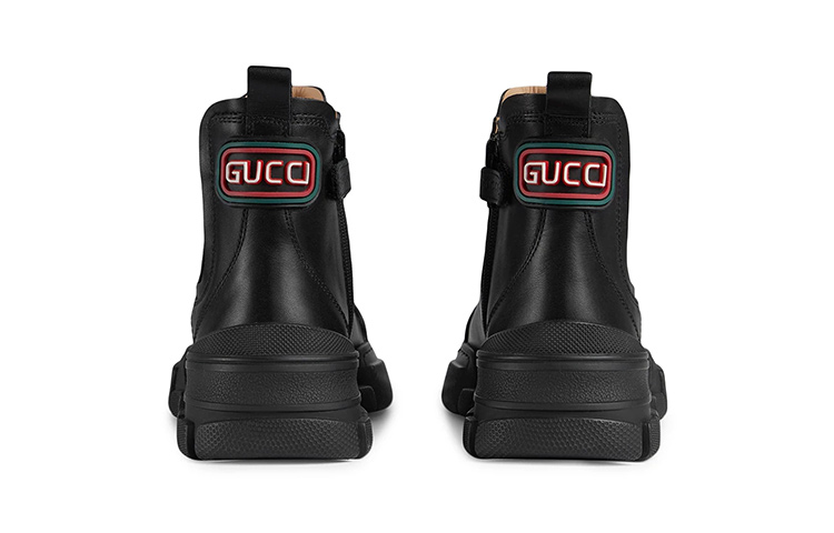 Ботинки Gucci (черные) — фото 4
