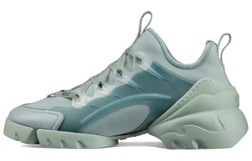 DIOR D Connect Low top Athletic Shoes Women's Blue Gray