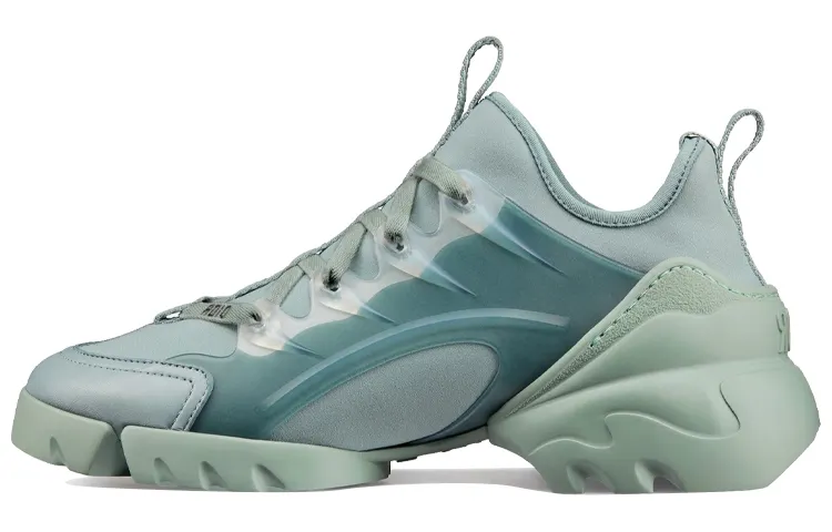 DIOR D Connect Low top Athletic Shoes Women's Blue Gray