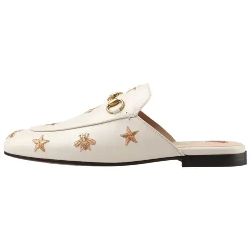 GUCCI Closed Toe Slippers Women's White
