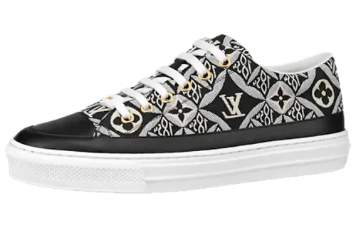 LOUIS VUITTON Stellar Sneakers 'White Black Monogram' Women's