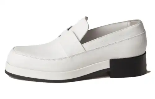 HERMES Gatsby Loafers Women's White