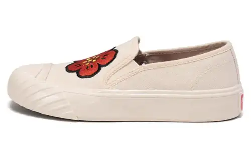 KENZO Fabric Women's Casual Shoes Women's Cream