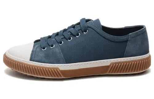PRADA Low top Stylish Skateboarding Shoes Men's Interstellar Blue