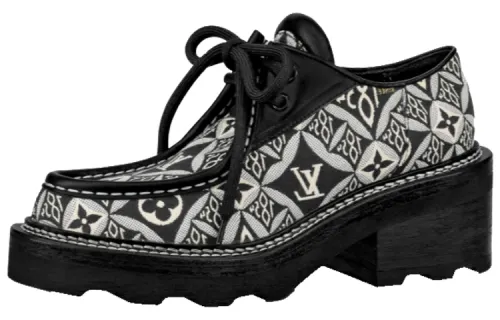 LOUIS VUITTON Lv Beaubourg Loafers 'Black' Women's