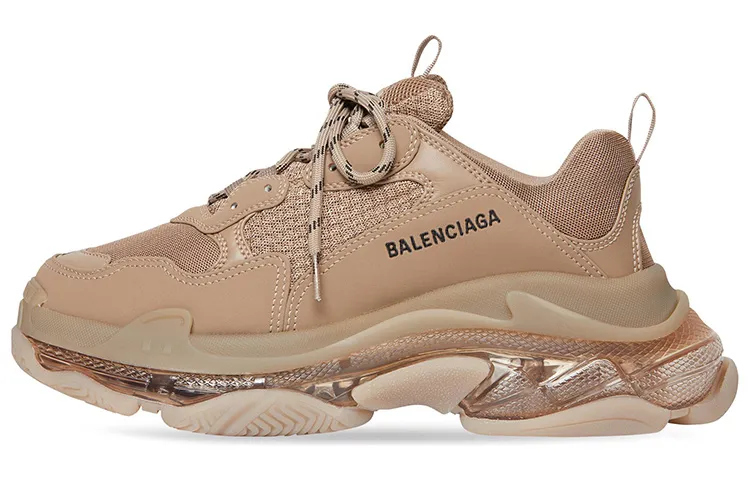 Balenciaga Triple S Clear Sole 'Brown' Men's