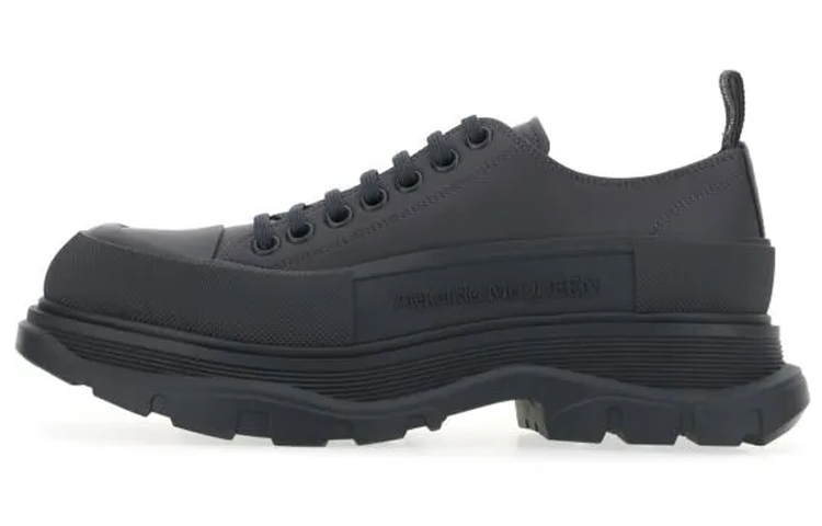 Alexander McQueen Tread Slick Low Top Sneakers 'Dark Brown Black'