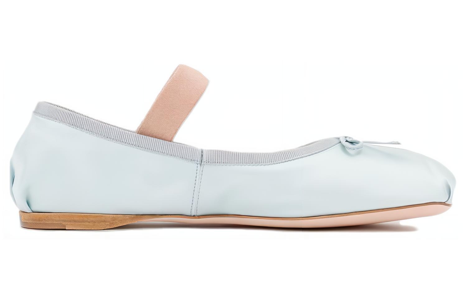 MIU MIU Mary Jane Shoes Women's Light Blue
