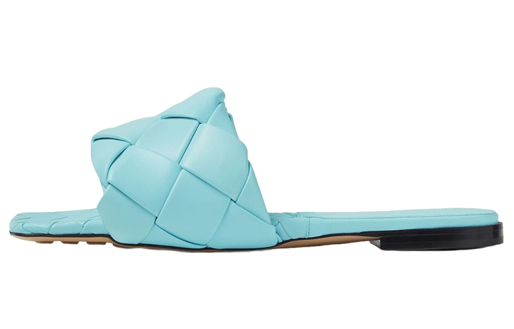 Bottega Veneta Lido Slide Slippers Women's Light Blue
