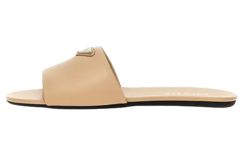 PRADA Slide Slippers Women's Umber