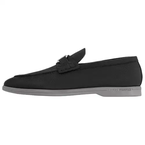 LOUIS VUITTON Estate Loafers Men's Black