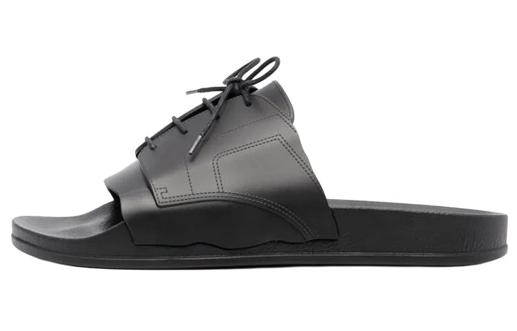 Maison Margiela Lace Up Slip On Slides