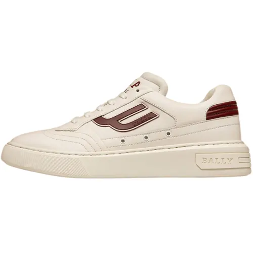 BALLY Triumph Low top Stylish Skateboarding Shoes Men's White Red