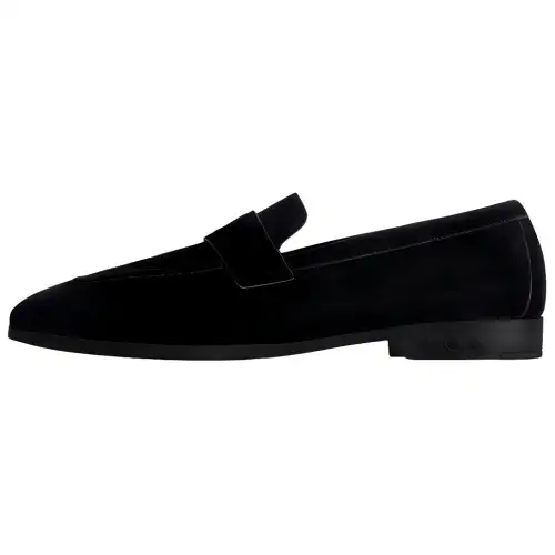 LOUIS VUITTON Glove Loafers Men's Black