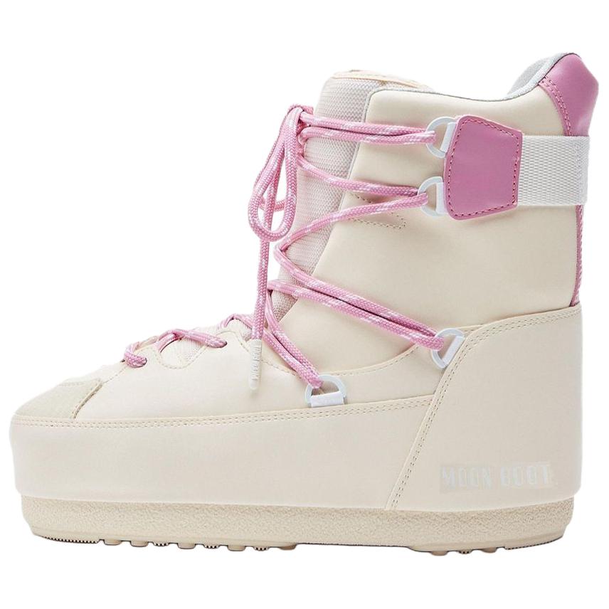 Зимние ботинки Moon Boot (кремовые)