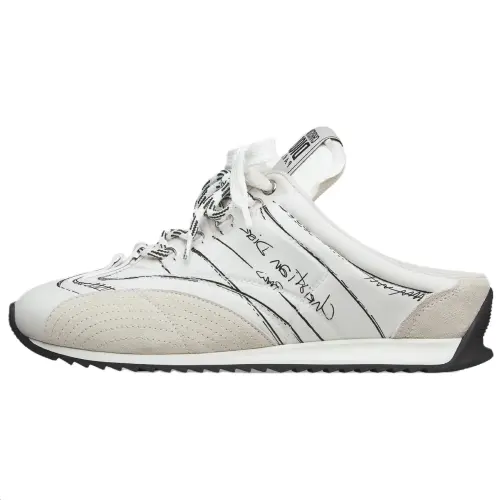 DIOR Closed Toe Slippers Women's White