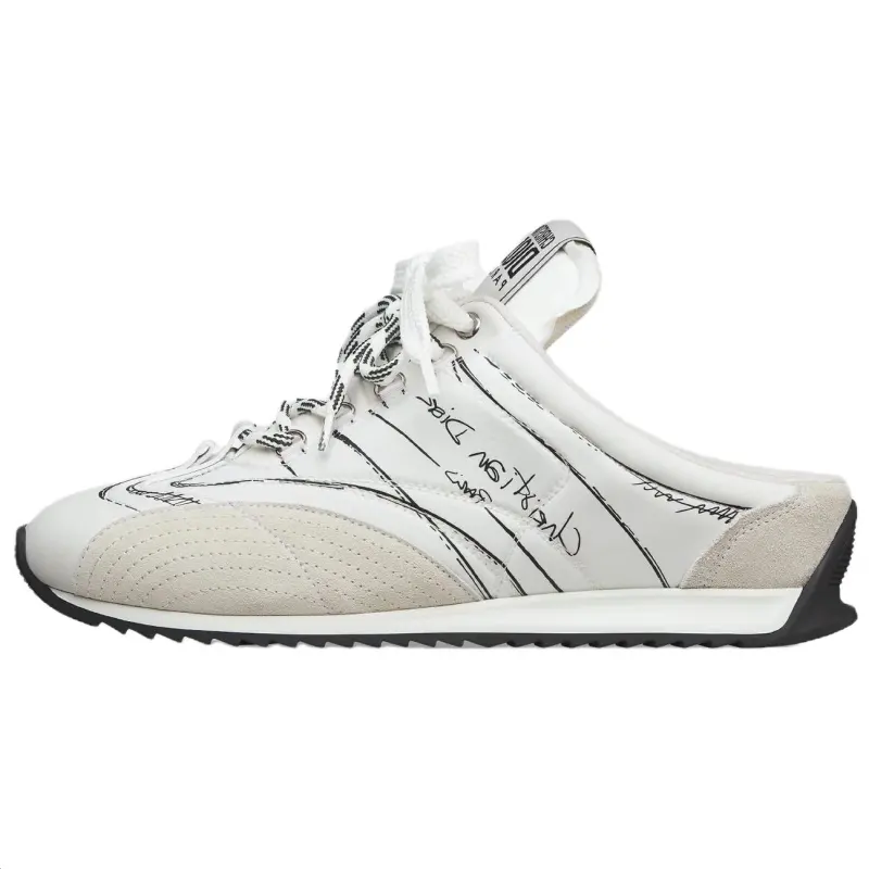 DIOR Closed Toe Slippers Women's White