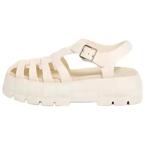 MIU MIU EVA Roman Sandals Women's White