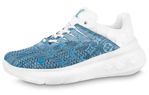 LOUIS VUITTON Lv Show Up Sneakers 'White With Blue Denim'